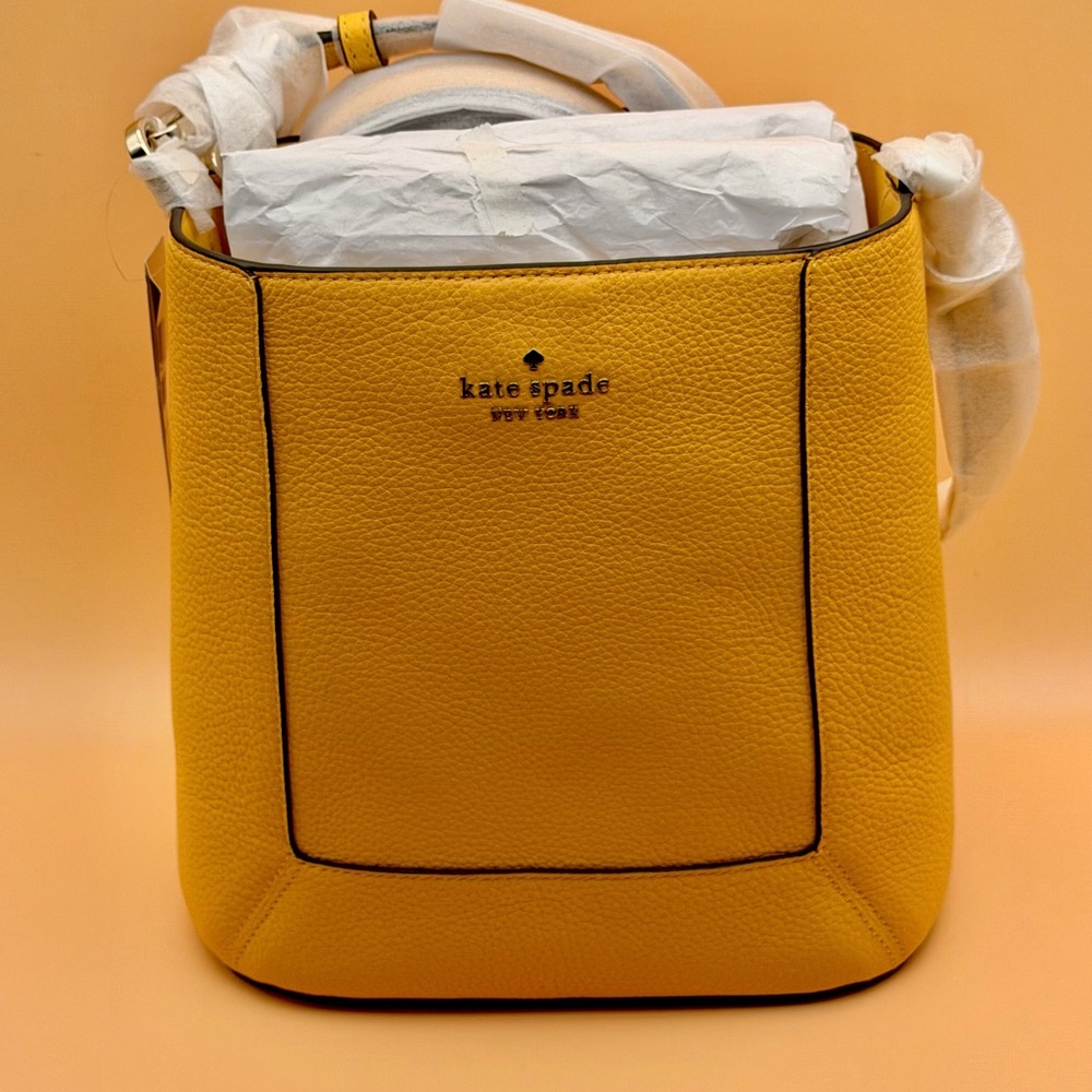 Kate Spade Sunflower Yellow bucket Bag
